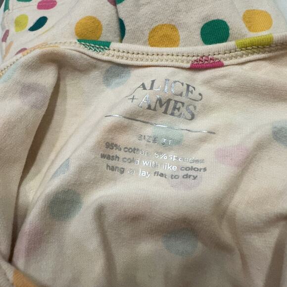 Alice + Ames Mid-Century Dot Wide Leg Jumpsuit Romper - Picture 6 of 6